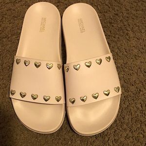 Baby pink Michael Kors Sandals